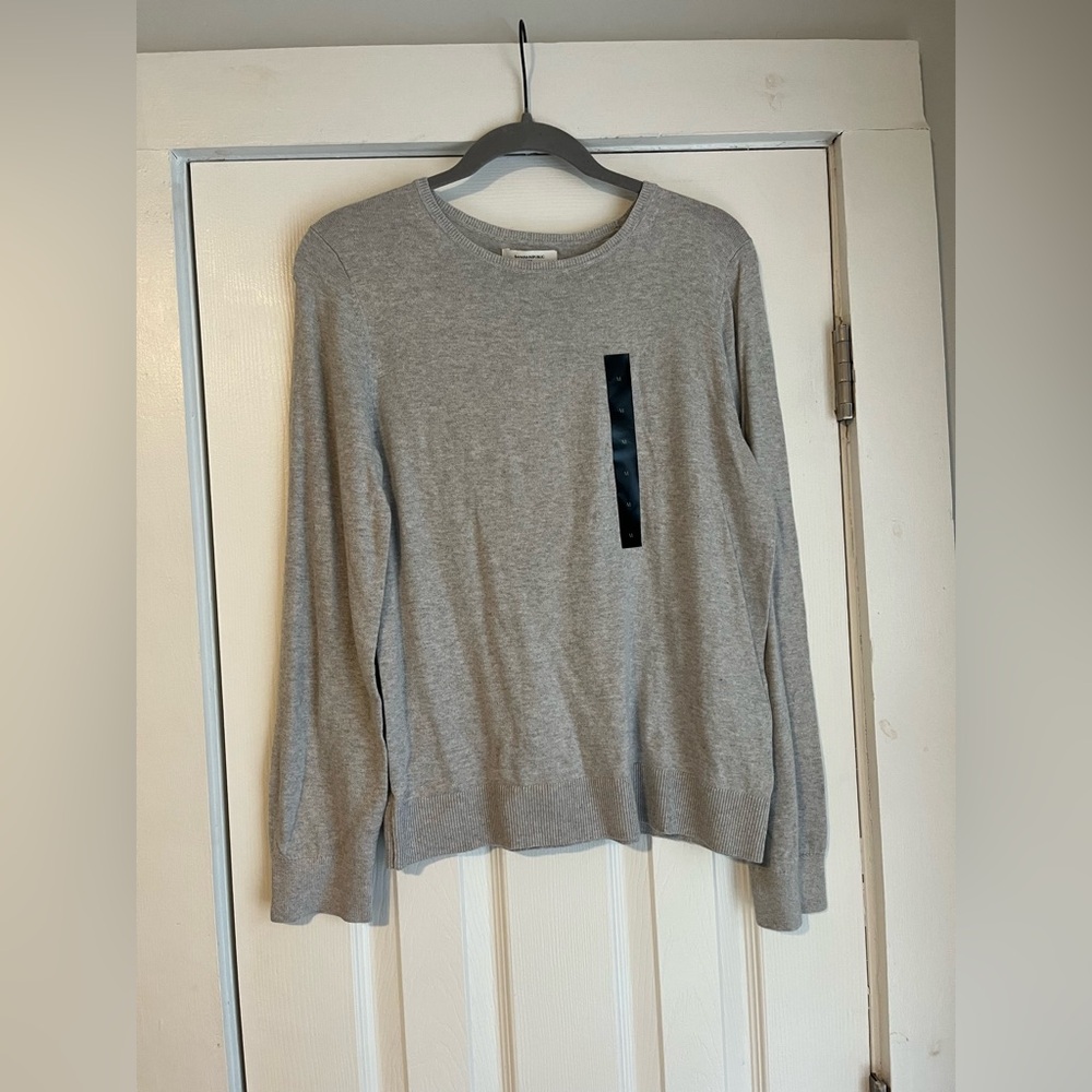 Banana Republic Gray Women's Crew Neck Sweater